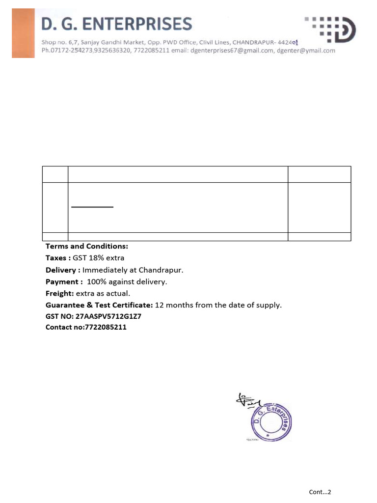 Request for Quotation: Limit Switches | PDF