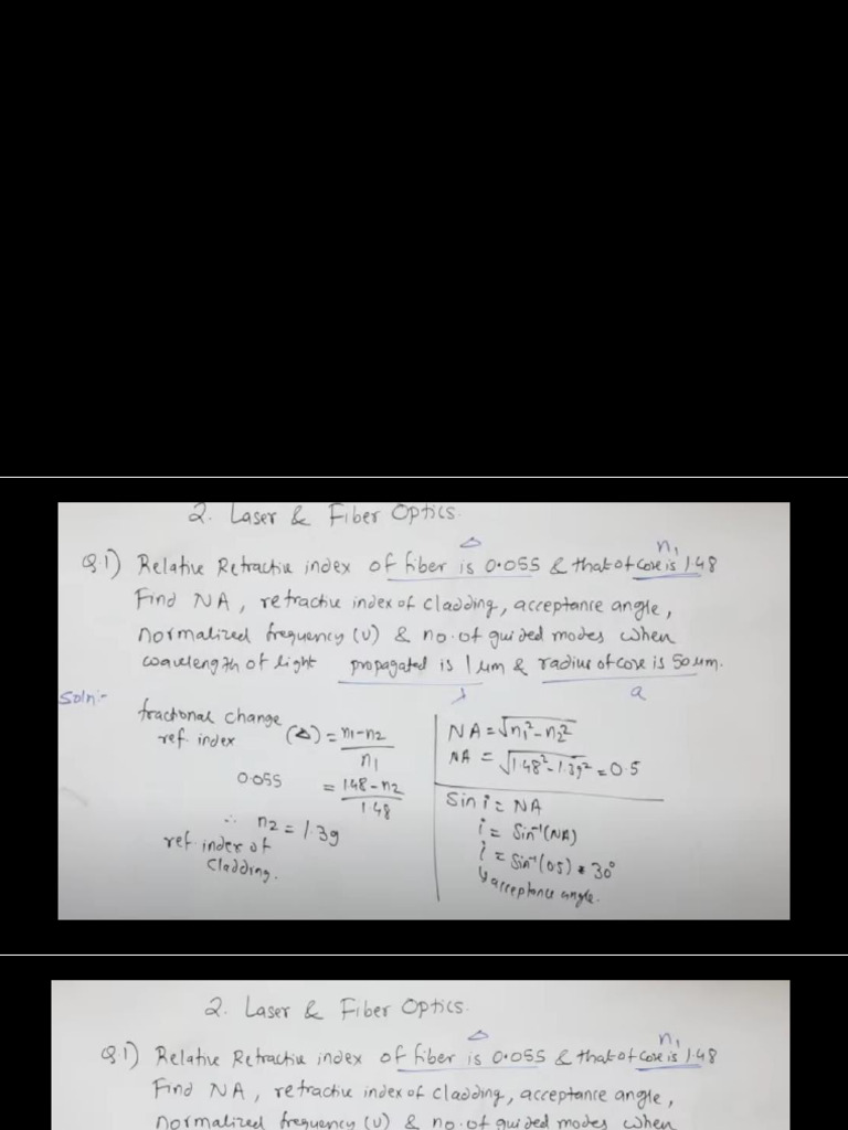 Laser & Fiber Optics Notes | PDF | Laser | Optics