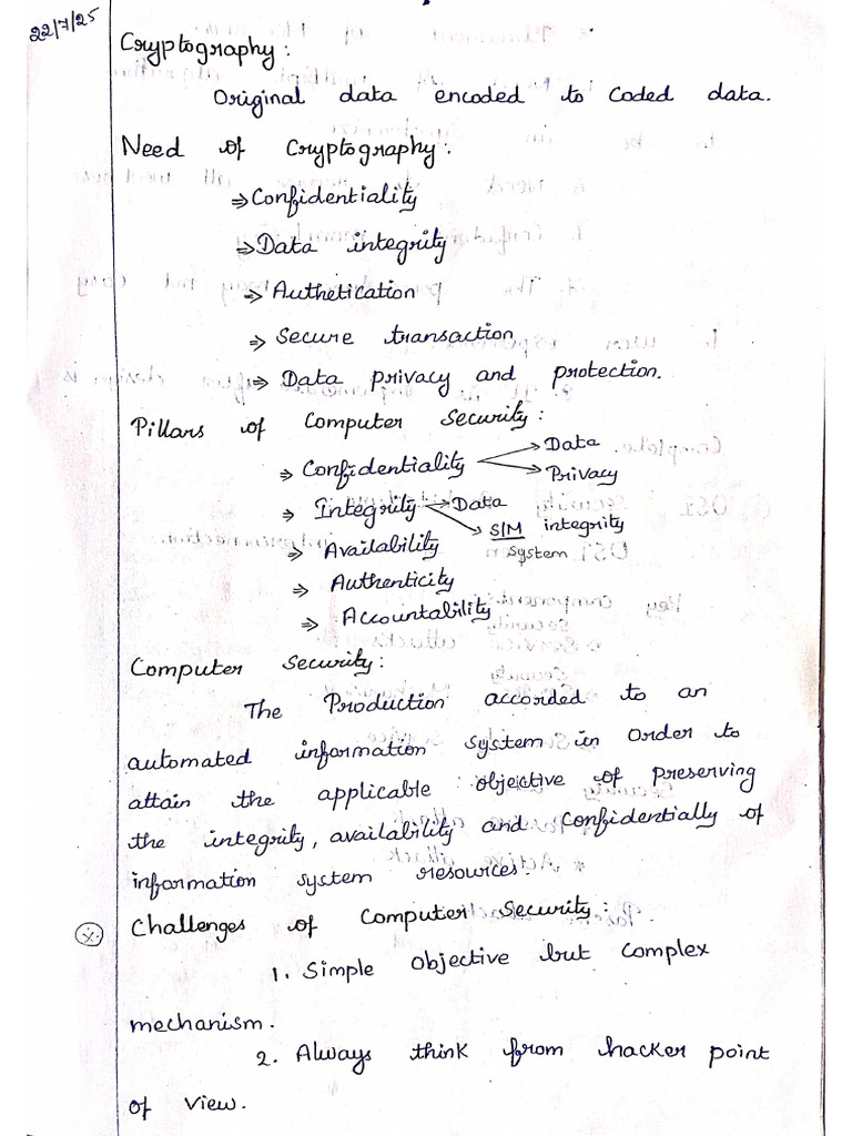 Crypto Cls Notes | PDF