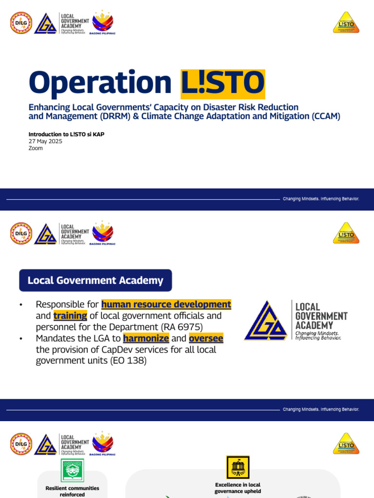 Operation L!STO For NBOO | PDF | Emergency Management | Disaster Risk ...
