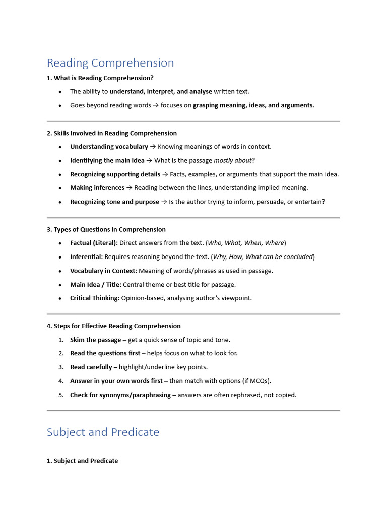 Notes For Sem 1 - Unit 1 | PDF | Grammatical Number | Grammatical Gender