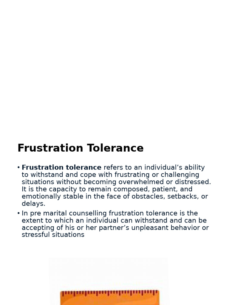 Understanding Frustration Tolerance in Couples | PDF | Attachment ...