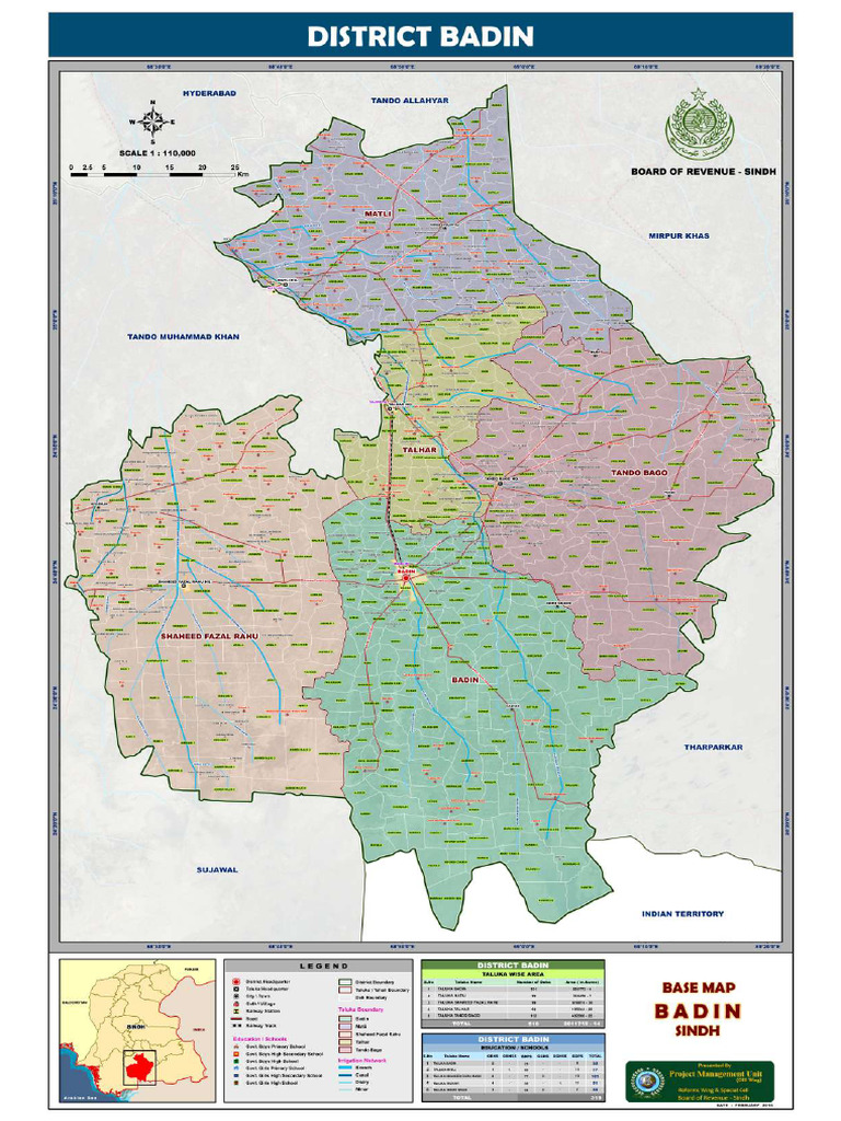 6-District Badin Base Map | PDF