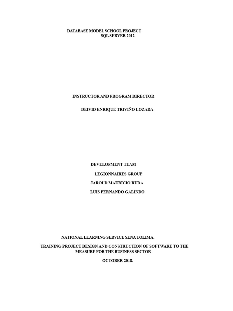 SQL Database Model for School Attendance | PDF | Sql | Databases
