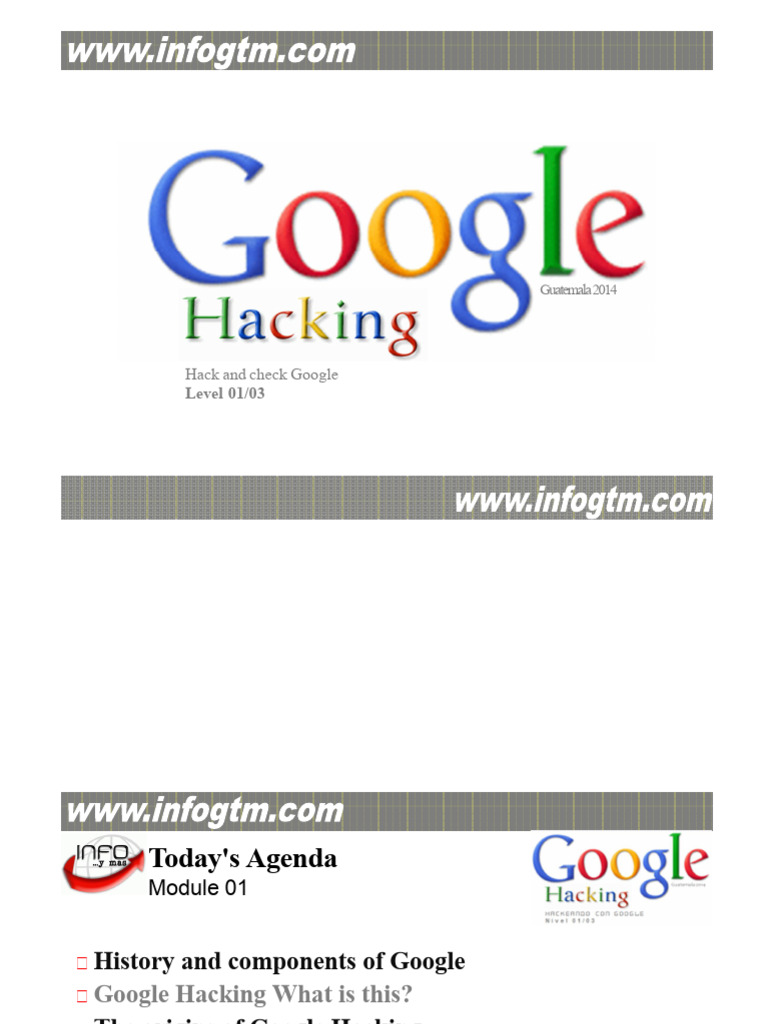 Google Hacking Techniques Explained | PDF | Security | Computer Security