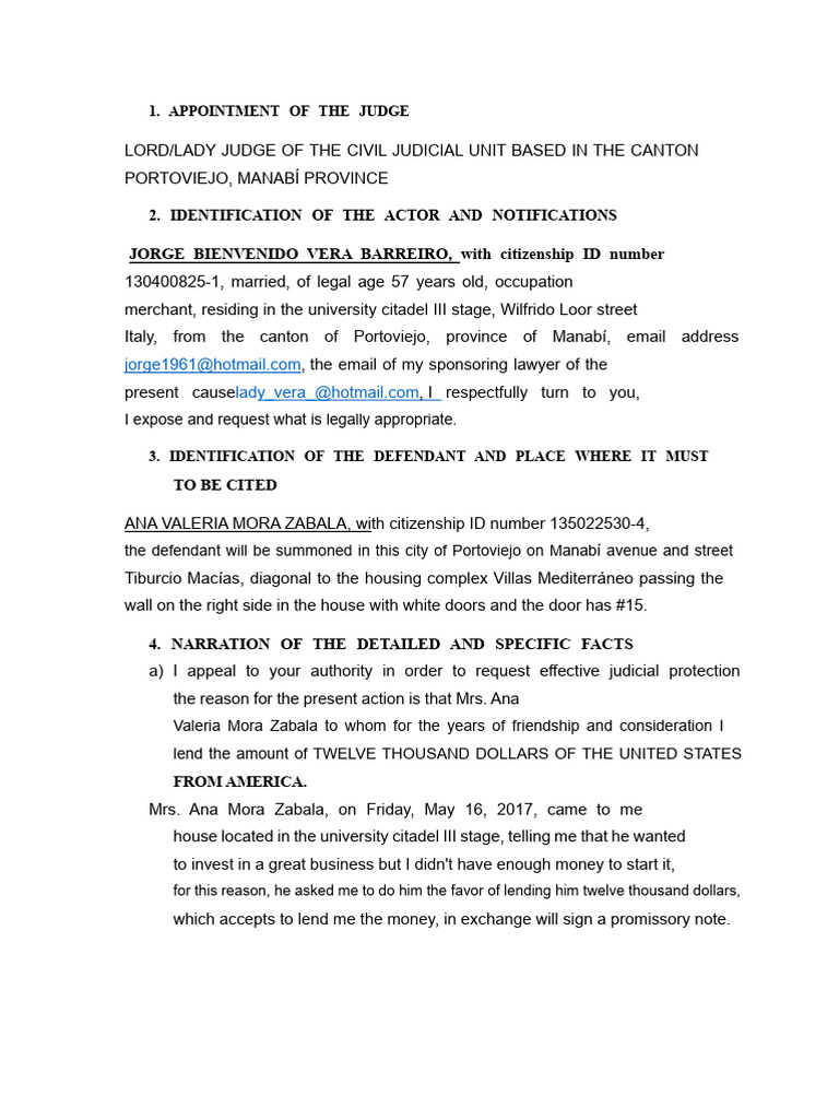 Ordinary Procedure Claim Bill of Exchange | PDF | Negotiable Instrument ...