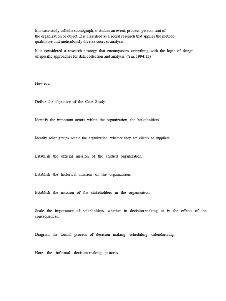 Case Study Research Methodology Guide | PDF | Qualitative Research ...