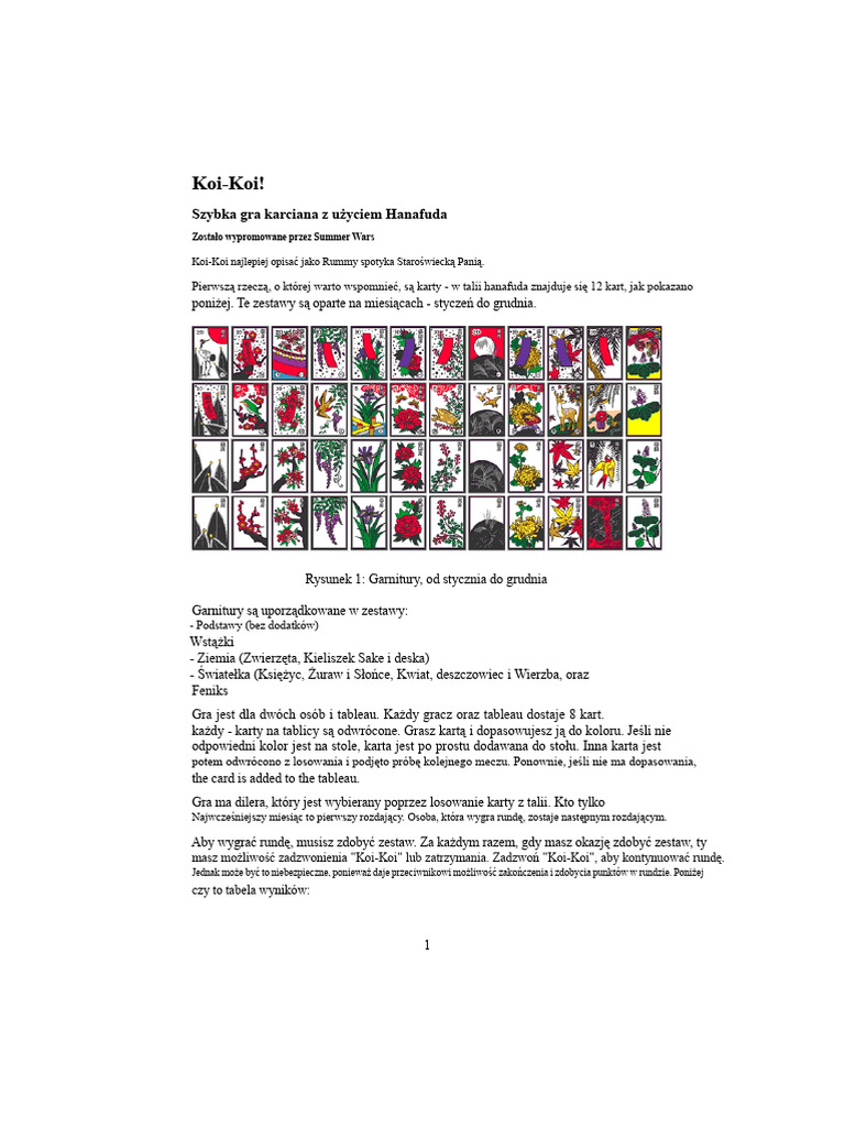 Koi Koi | PDF