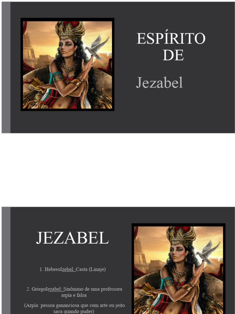 O Espírito de Jezabel e Suas Iniquidades | PDF | Nevi'im | Israel ...