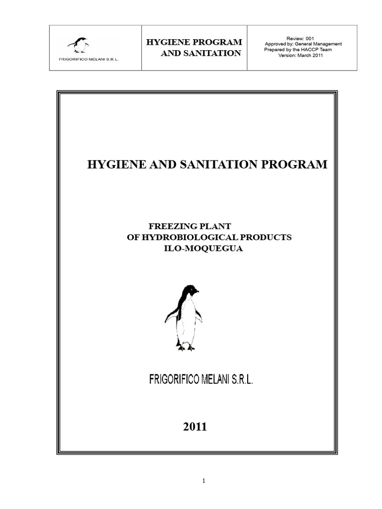 Hygiene and Sanitation Program Overview | PDF | Hygiene | Sanitation