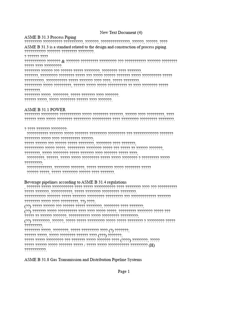 ASME B 31.3 Process Piping Standards | PDF | Nondestructive Testing ...