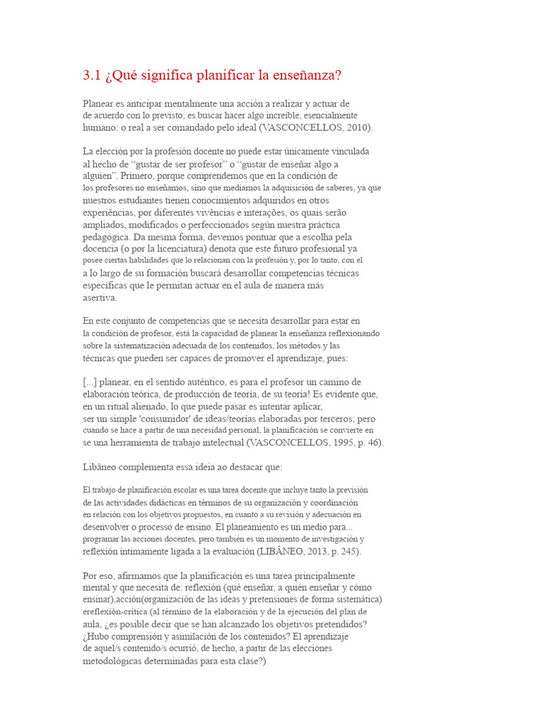 Planificación de la enseñanza efectiva | PDF | Enseñando | Maestros