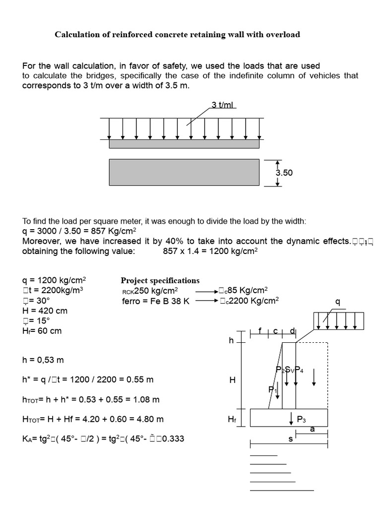 Retaining wall | PDF | Building Materials | Architectural Elements
