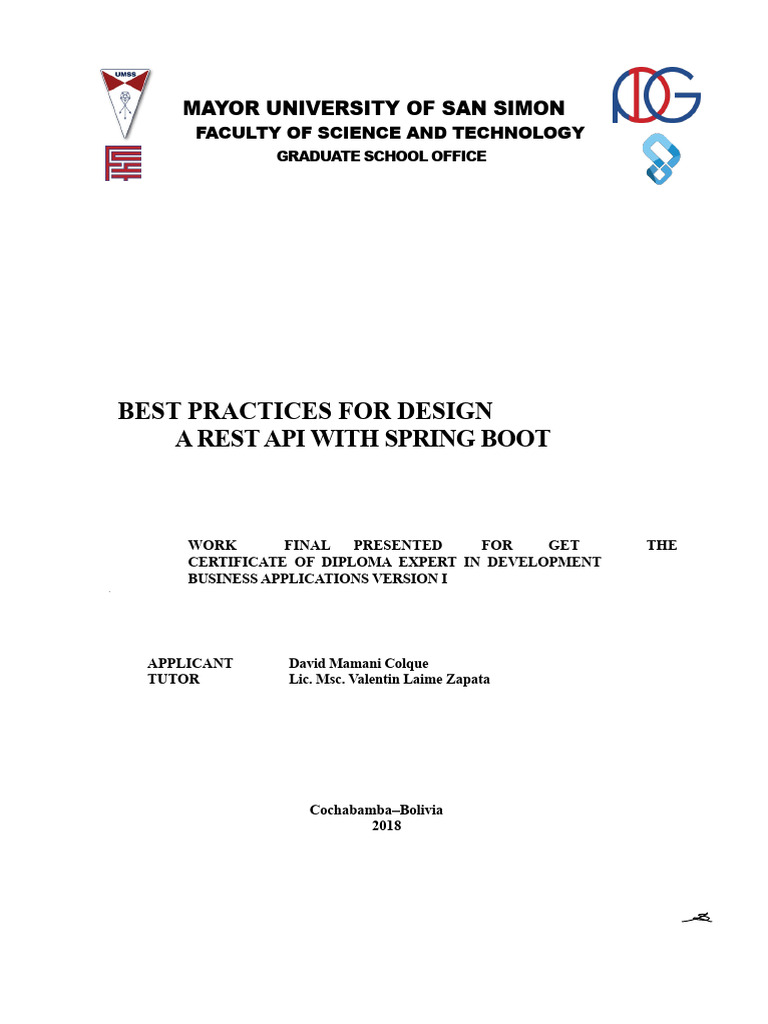 Best Practices for REST API in Spring Boot | PDF | Web Service | Spring ...