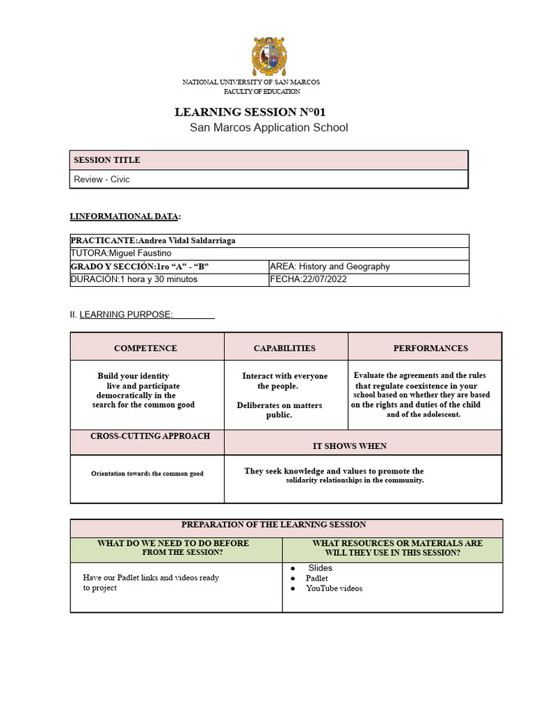 Civic Education Learning Session | PDF | Social Psychology | Learning