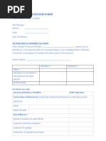 Dormant Account Activation Request Form | PDF