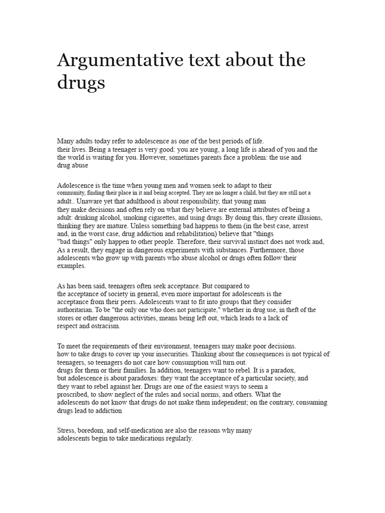 Understanding Adolescent Drug Use | PDF | Adolescence | Substance Abuse