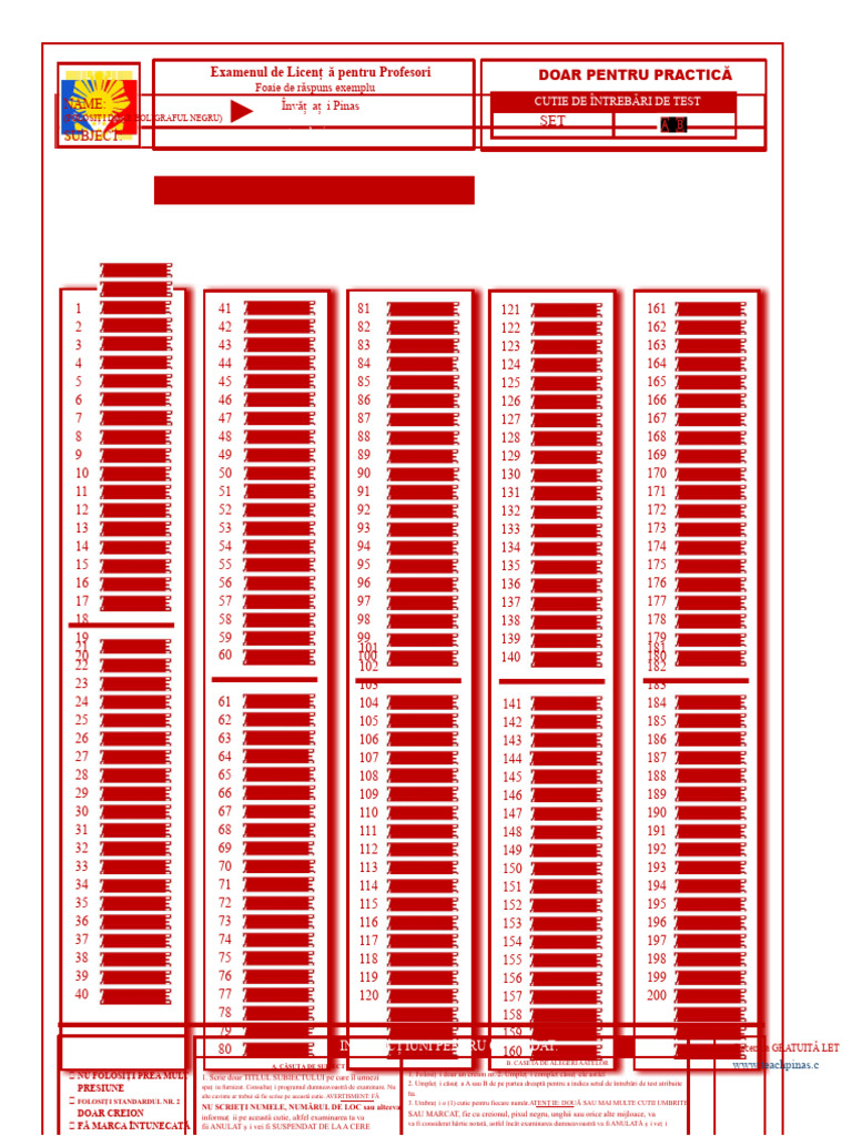 Scantron | PDF