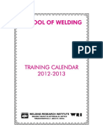 Training Calander