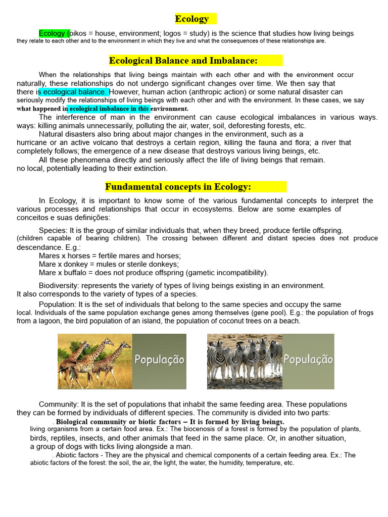 Understanding Ecology and Ecosystems | PDF | Ecology | Ecosystem