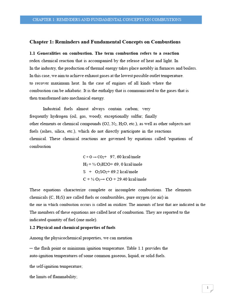 Combustion Concepts and Fuel Types | PDF | Combustion | Fuels