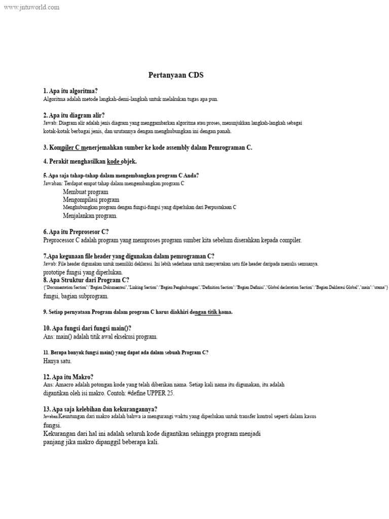 Panduan Lengkap Pemrograman C | PDF