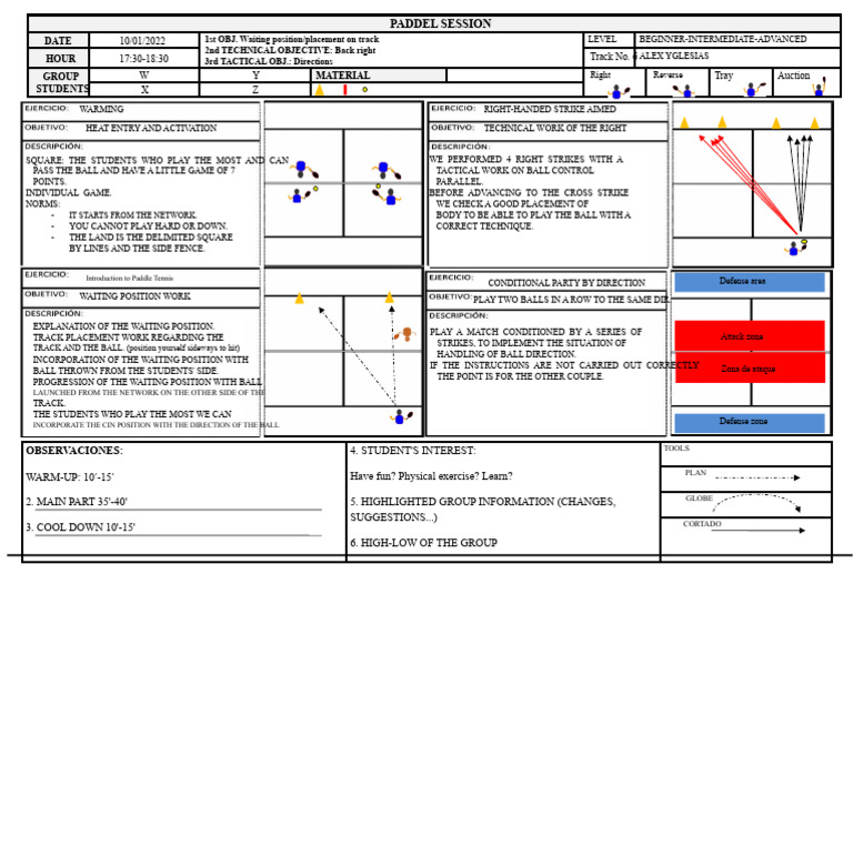 Base Sheet Design Paddle Session | PDF