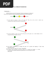 Hart Chart Instructions for Vision Therapy | PDF | Nervous System ...
