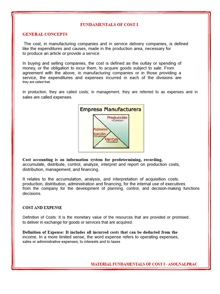Understanding Cost Accounting Basics | PDF | Expense | Cost Accounting