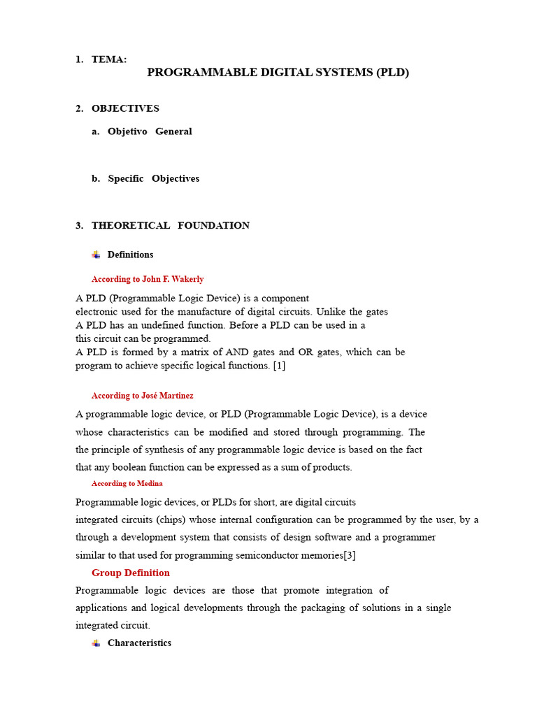 Overview of Programmable Logic Devices | PDF | Read Only Memory ...