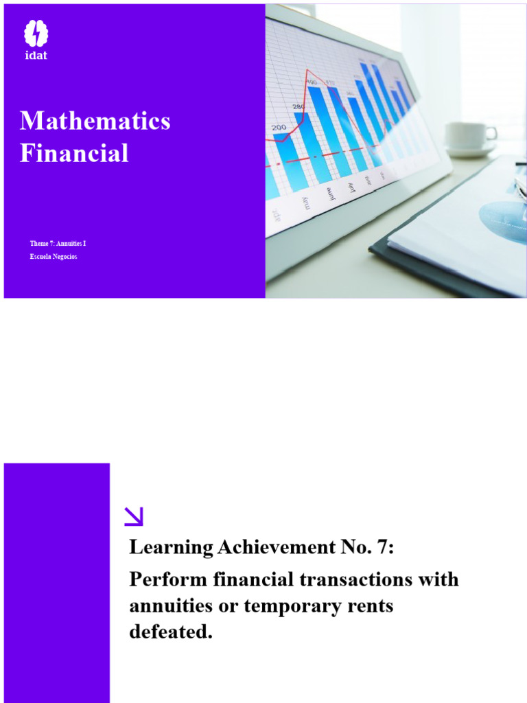 Understanding Annuities in Financial Mathematics | PDF | Interest ...