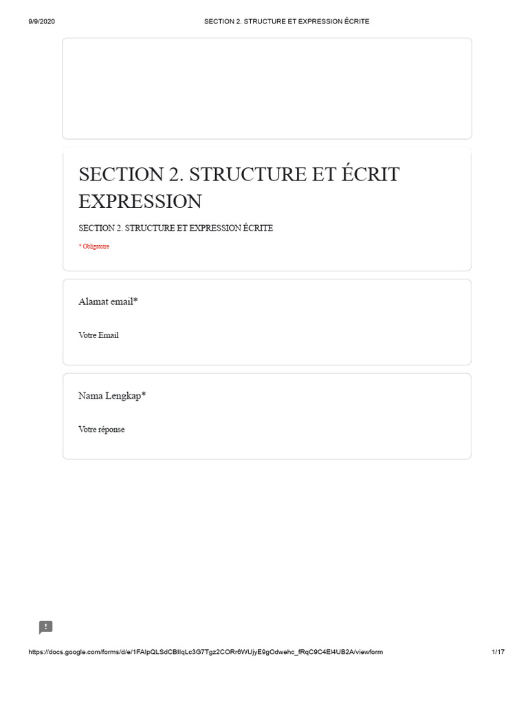 Structure et Expression Écrite: Test 2020 | PDF | Tornade | Planètes