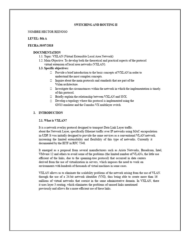 Understanding VXLAN Protocol Basics | PDF | Computer Network | Multicast