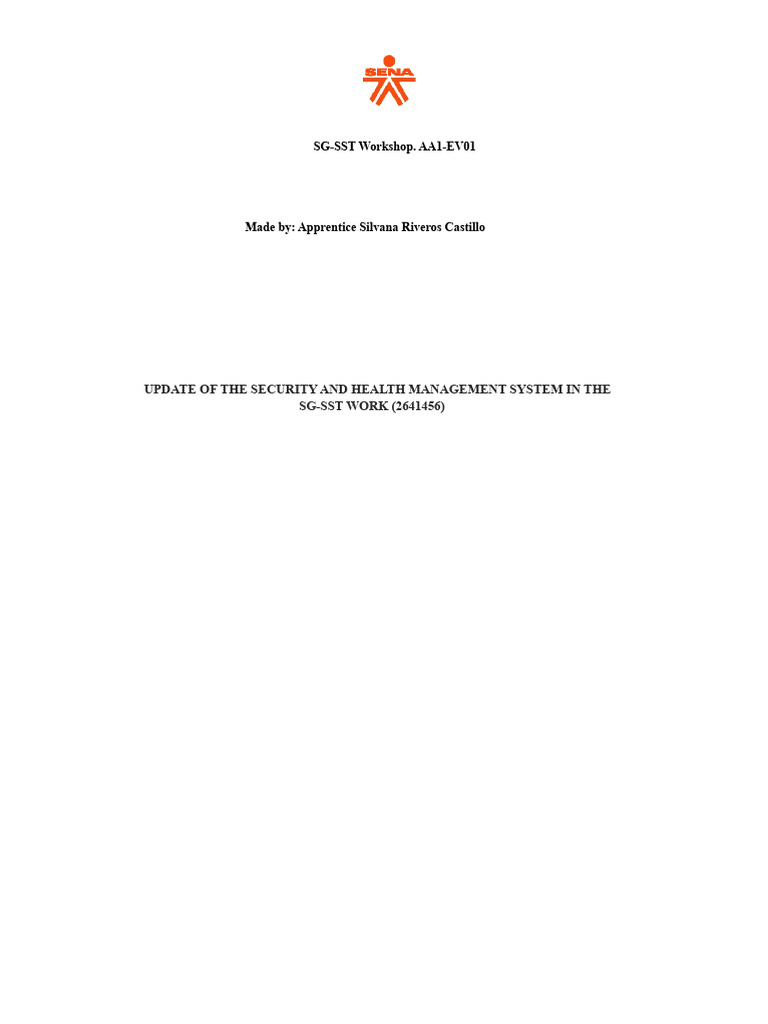 SG-SST Compliance Workshop Overview | PDF | Occupational Safety And ...