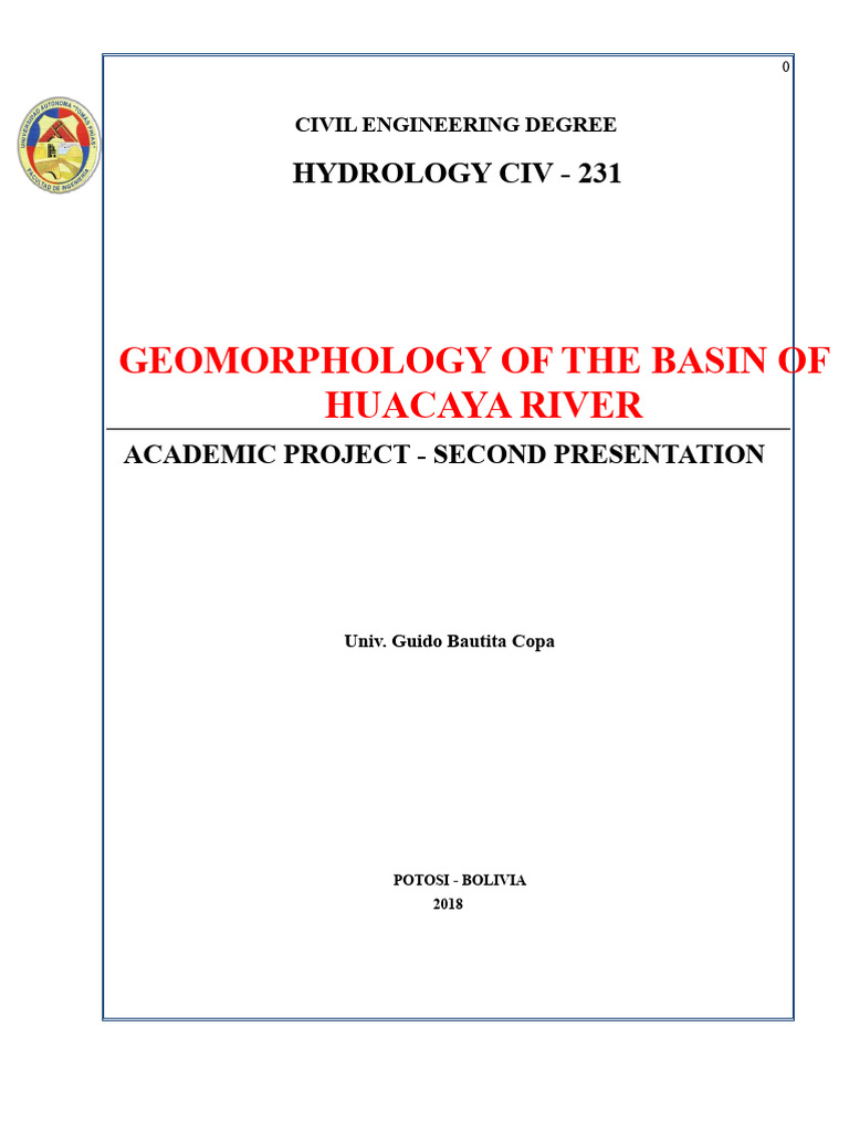 Geomorphology of The Basin | PDF | Drainage Basin | Stream