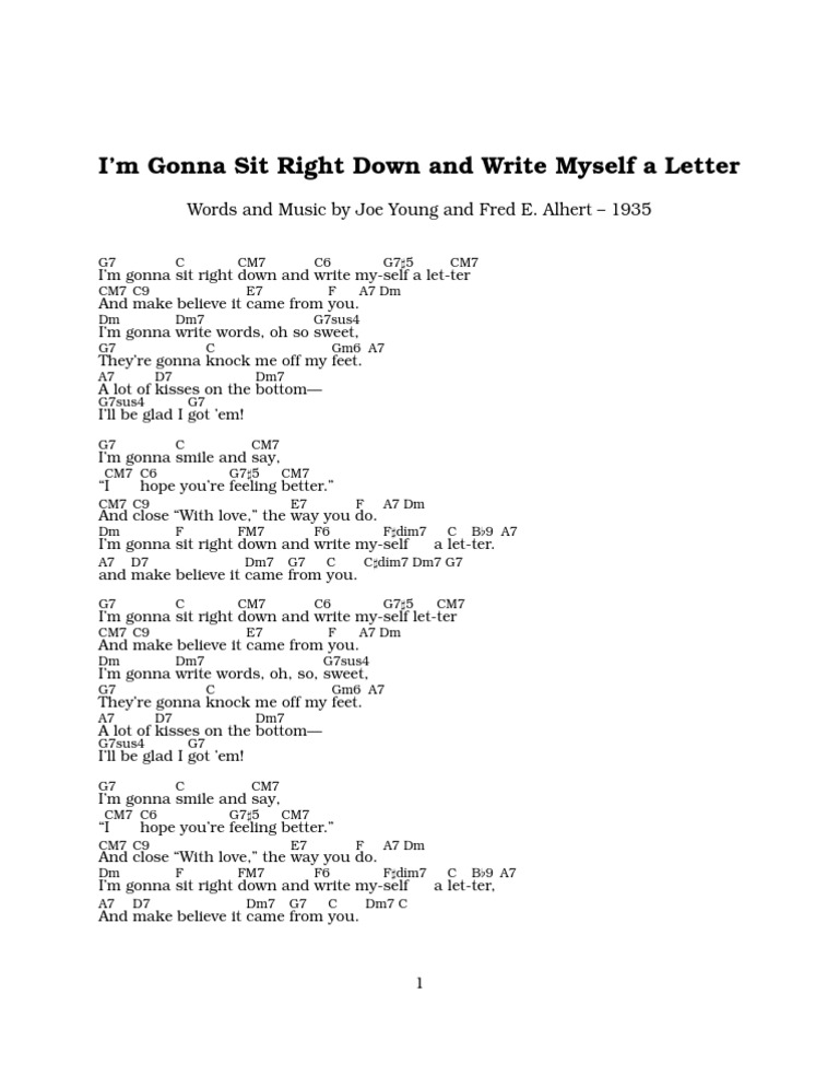 I M Gonna Be Lyrics