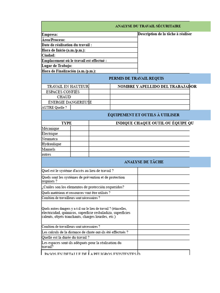Analyse de la sécurité au travail | PDF | Ventilation (Architecture)