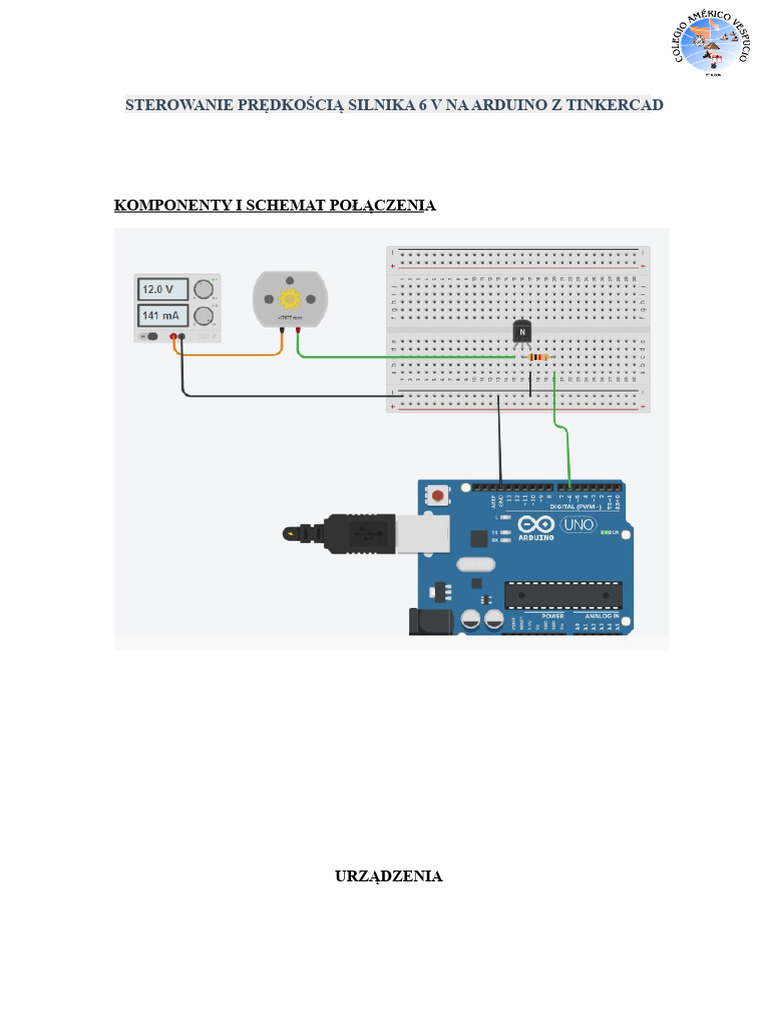 TP Kontrola Silnika 6 V Z Arduino W Tinkercad | PDF