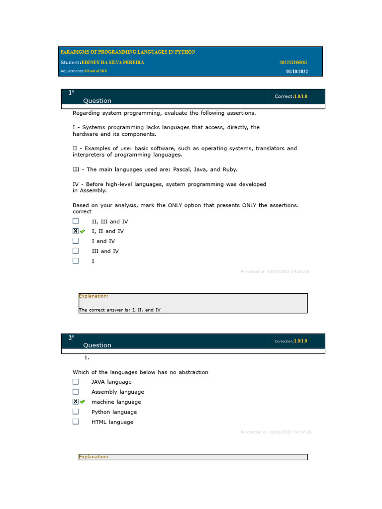 Programming Language Paradigms in Python | PDF | Programming Language ...