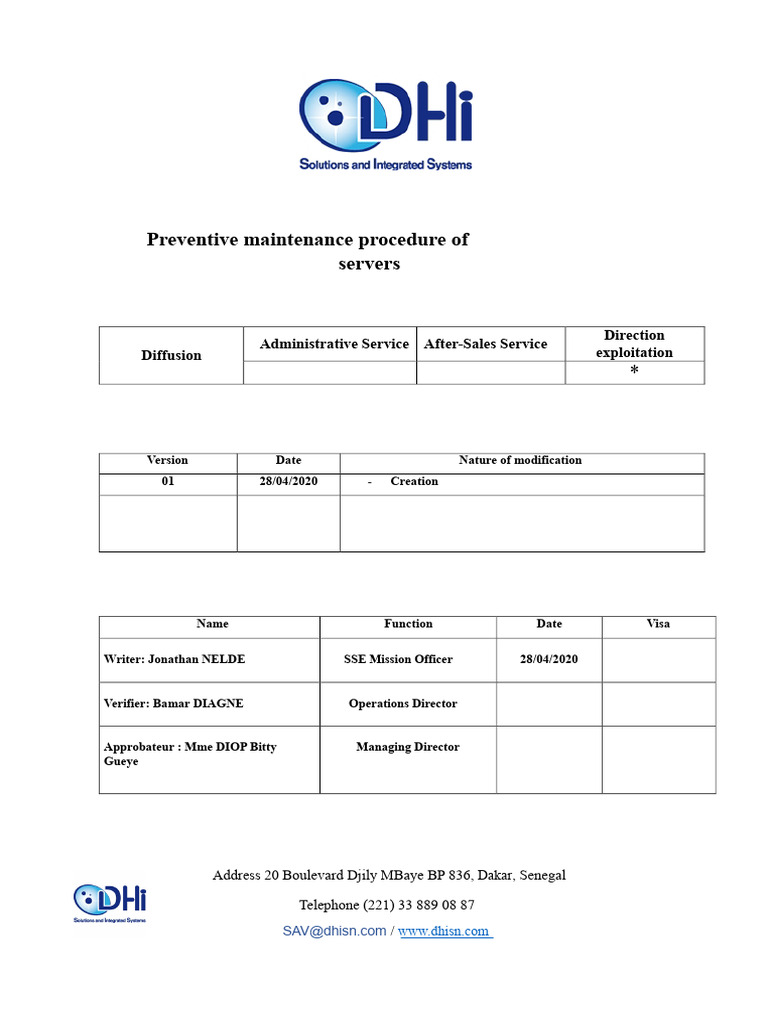 Bi-Monthly Server Maintenance Procedure | PDF | Computing