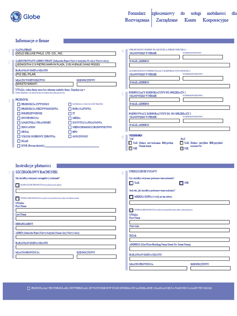 Formularze MSA | PDF