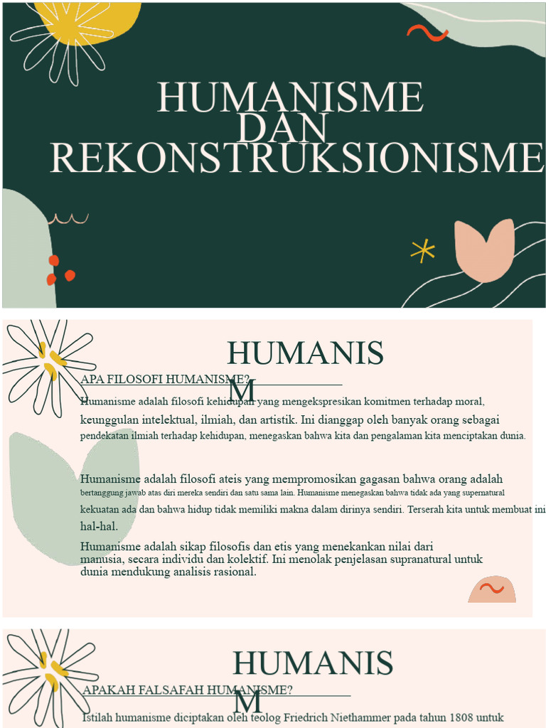 Filosofi Humanisme dalam Pendidikan | PDF
