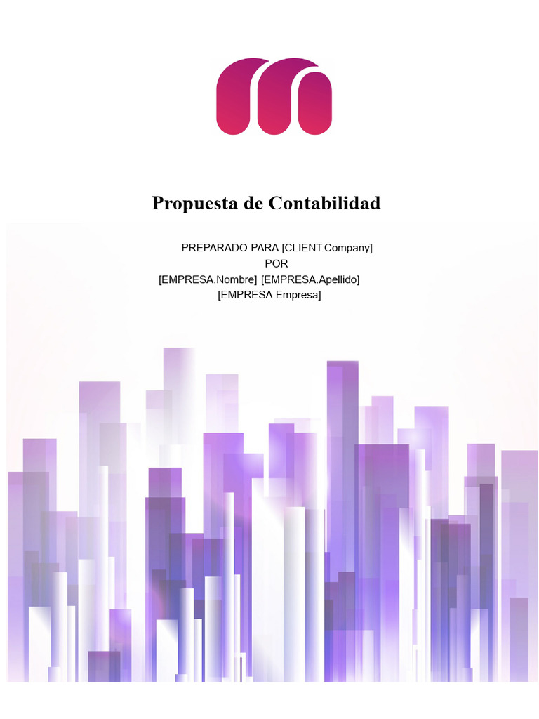 Propuesta de Servicios Contables Profesionales | PDF | Contabilidad ...