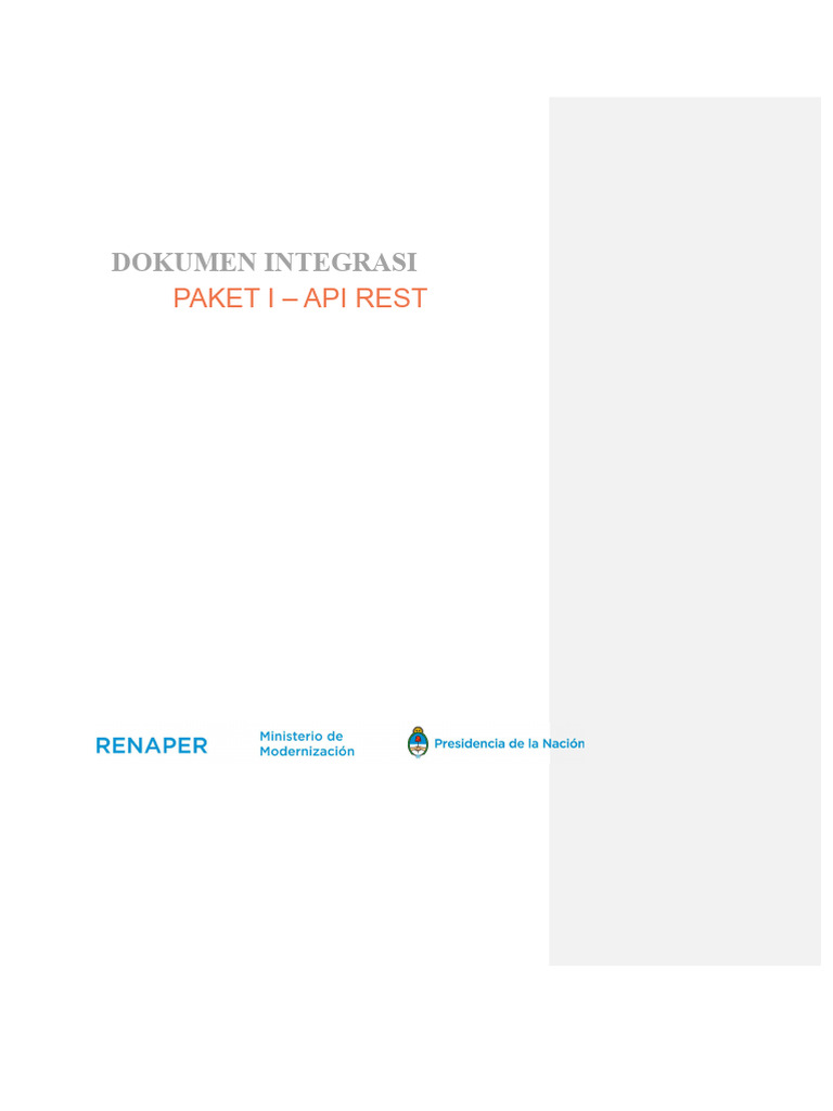 Integrasi API REST untuk Paket SID | PDF