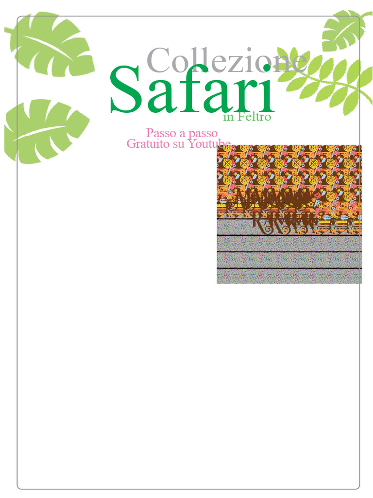 Modello Colec 807 A 771 o Safari Monique Rangel | PDF