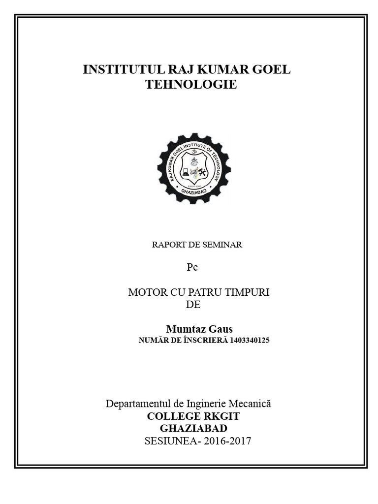 Raport Final 4-Timpi | PDF