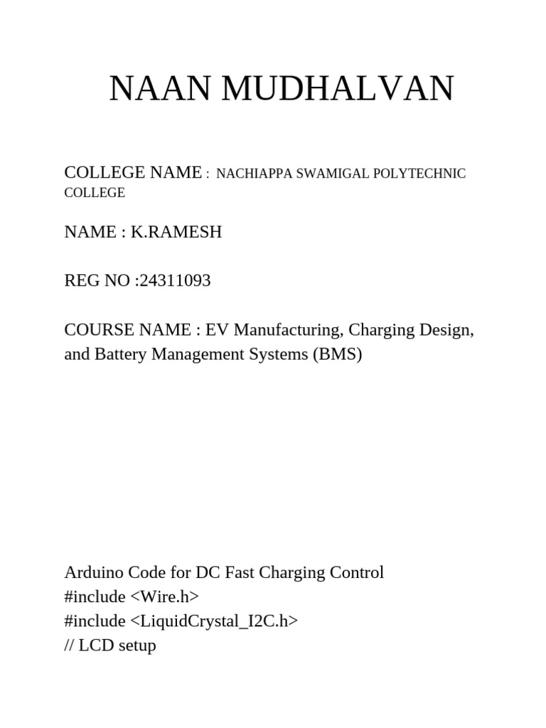 Naan Mudhalvan | PDF