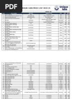 Lab Test Price List in Pakistan 2024 | PDF | Blood Plasma | Hepatitis
