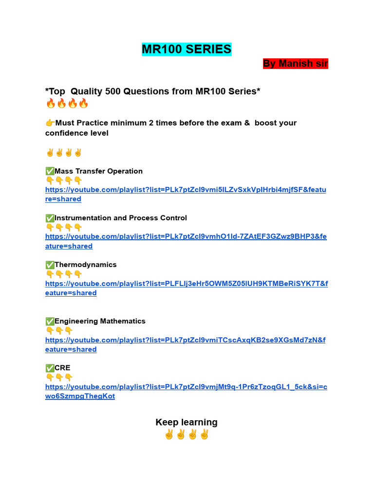 Mr100 Series | PDF