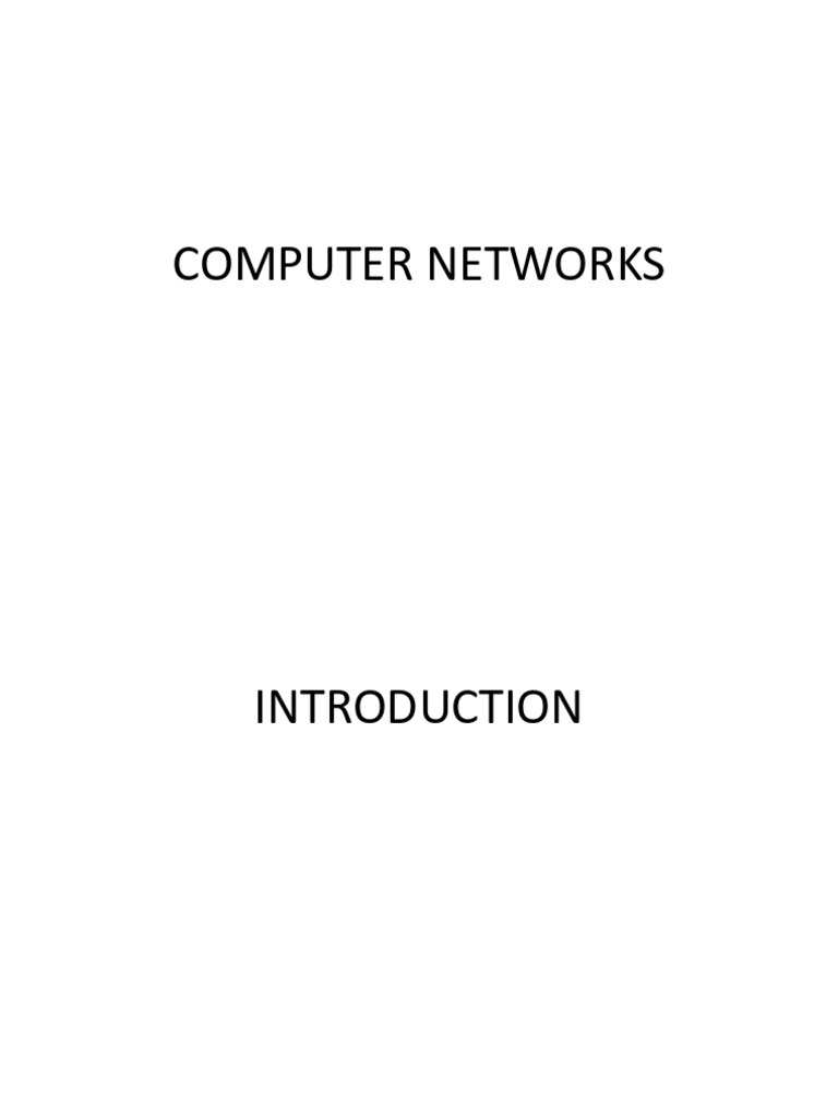 Understanding Computer Networks Basics | PDF | File Transfer Protocol ...